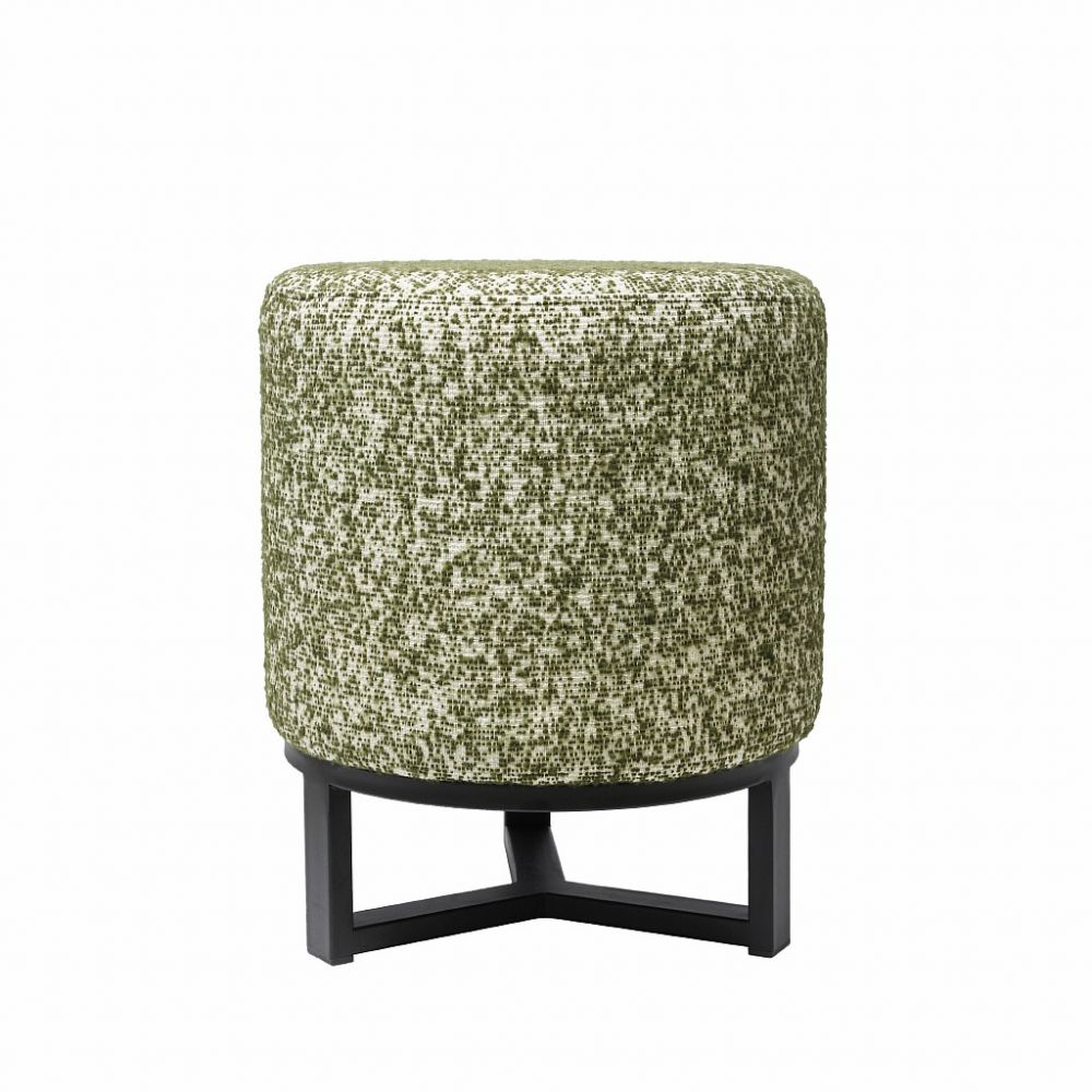 FLYNN STOOL ON IRON STAND WITH SUPERSENSUAL FABRIC