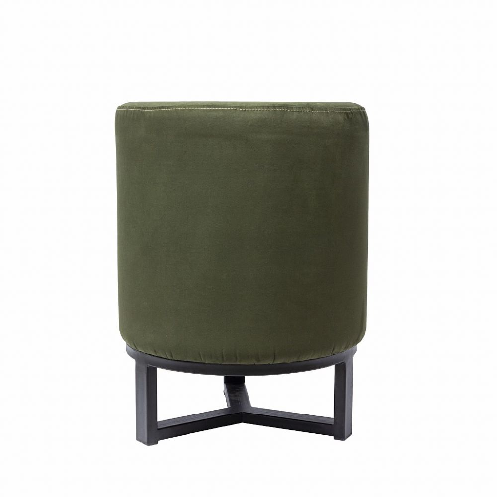 FLYNN STOOL ON IRON STAND WITH CHALLENGER FABRIC