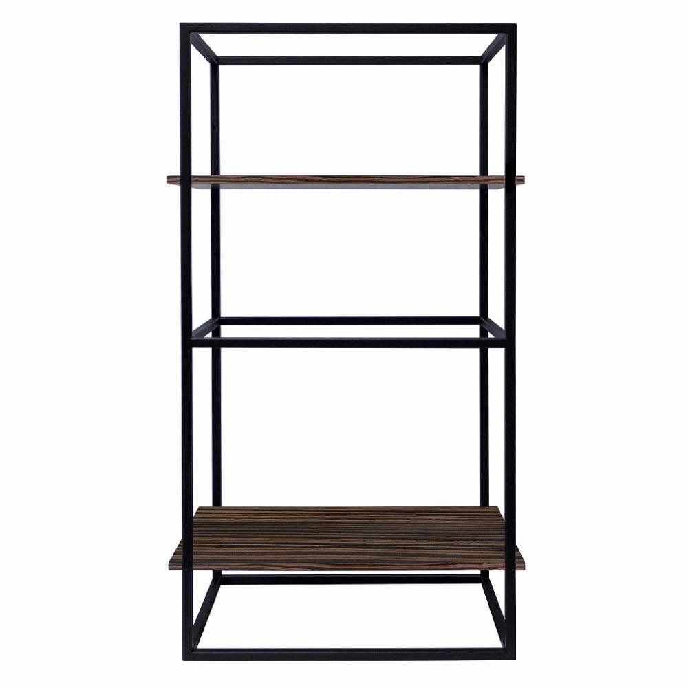 JAVA MODULAR 2 WOODEN SHELFS AVAILABLE WITH MACASSAR/WALNUT OR EBONY SHELVES