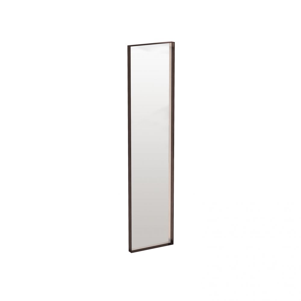 Зеркало прямоугольное в металлической раме, настенное